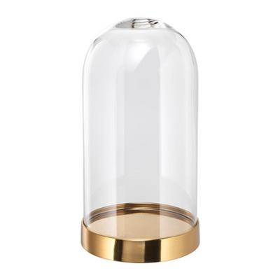 IKEA BEGAVNING: Glass Dome with Base, 19 Cm (203.444.31)