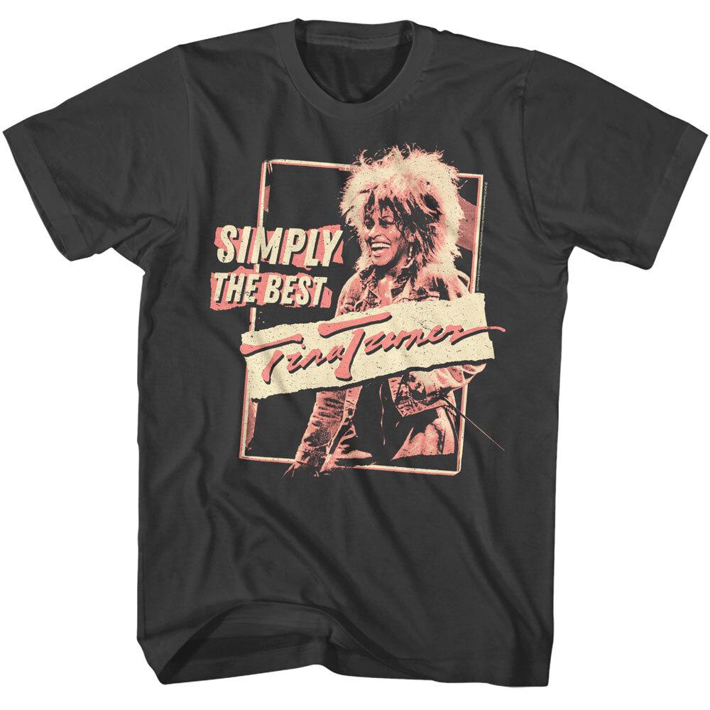 Tina Turner Simply The Best Men s T Shirt Soul Rock Music Merch Unisex T-Shirt M