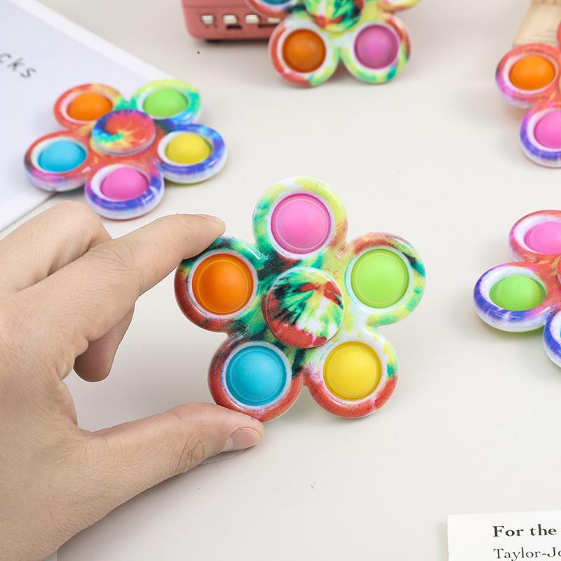 Spinner With Stressrelief Silicone Bubbles For Kids And Office Use Desk