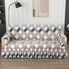 Printed Sofa Cover Stretch Couch Covers Patterned Slipcovers With Skirt Washable Spandex Furniture Protector For Living Room