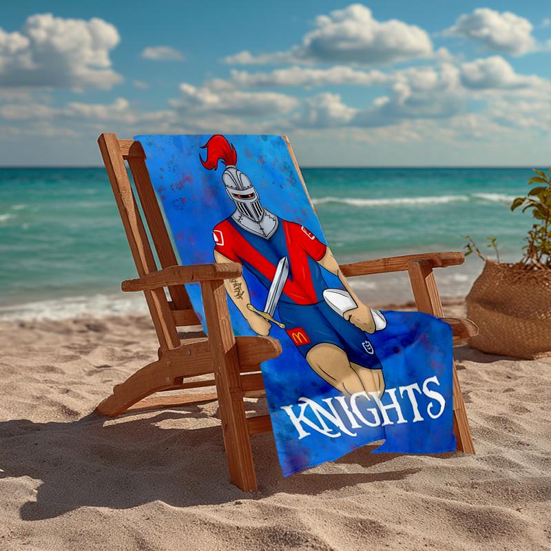 Knights Fashion Beach Towel: Ideal for Summer Adventures Soft, absorbent and quick drying suitable for swimming and bathing