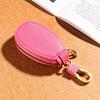 Portable Waterproof Car Key Bag Auto Universal Solid Color PU Leather Case Zipper Multi-function Coin Purse Key Protective Cover