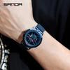 Sanda Men's Korean-Style Fashion Watch with Milanese Mesh Band - Waterproof Quartz