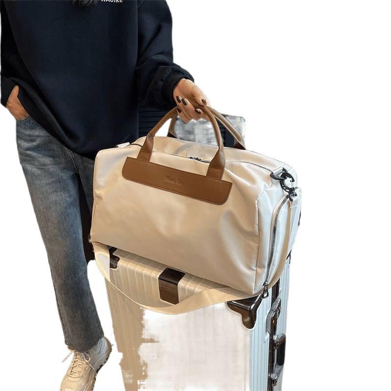 Unisex Large Capacity Travel and Gym Bag with Wet/Dry Separation - Lightweight Hand-Carry for Short Trips