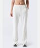 DESCENTE Women'S Ribbed Bootcut Training Pants Ivory Sr322Pfp71