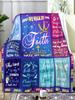 Inspirational Christian Throw Blanket for Women  Faith Healing Bible Verse Gift X Inches