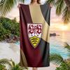 Asciugamano da Spiaggia Calcio VfB Stuttgart Morbida Microfibra Asciugamano Estivo Asciugatura Rapida Assorbente per Spiaggia Piscina Viaggio