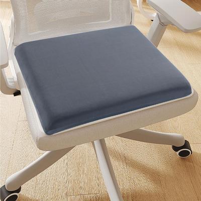 Square Chair Cushion Pad Breathable 15.75x15.75x1.77" Memory Foam Seat Non Slip Bottom