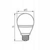 Kanlux Bilo Bulb 6.5W E27-Ww 6.5W=60W 1 Pc
