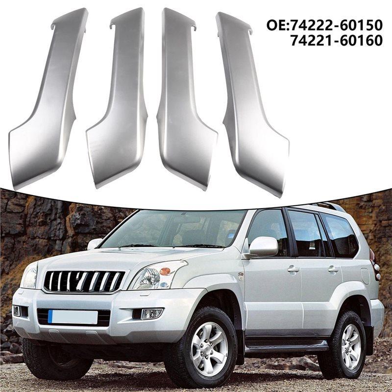 Armlehnenrahmen Innen Türgriff Abdeckung Zierleiste Für Toyota Land Cruiser Prado FJ150 150 09-17 74221-60160 74222-60170 Auto
