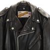 SCHOTT 80s 618 Vintage USA Made IDEAL Zip Double Riders Jacket 36 Black Men's Used