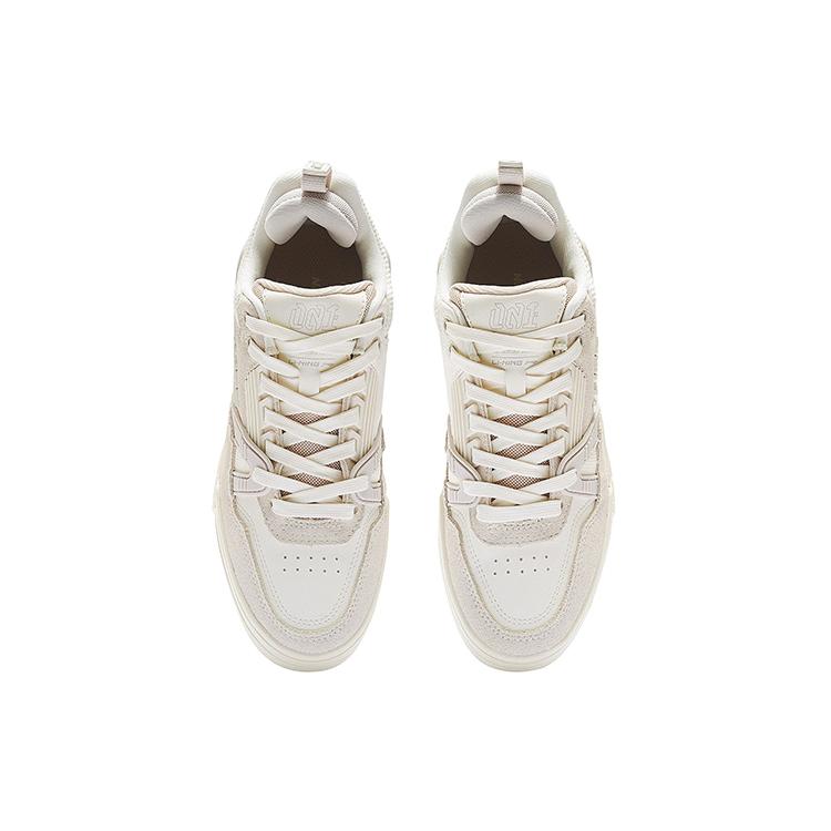 Li Ning 001 BTC Low top Skateboard Shoes Women's White AGCS104-5
