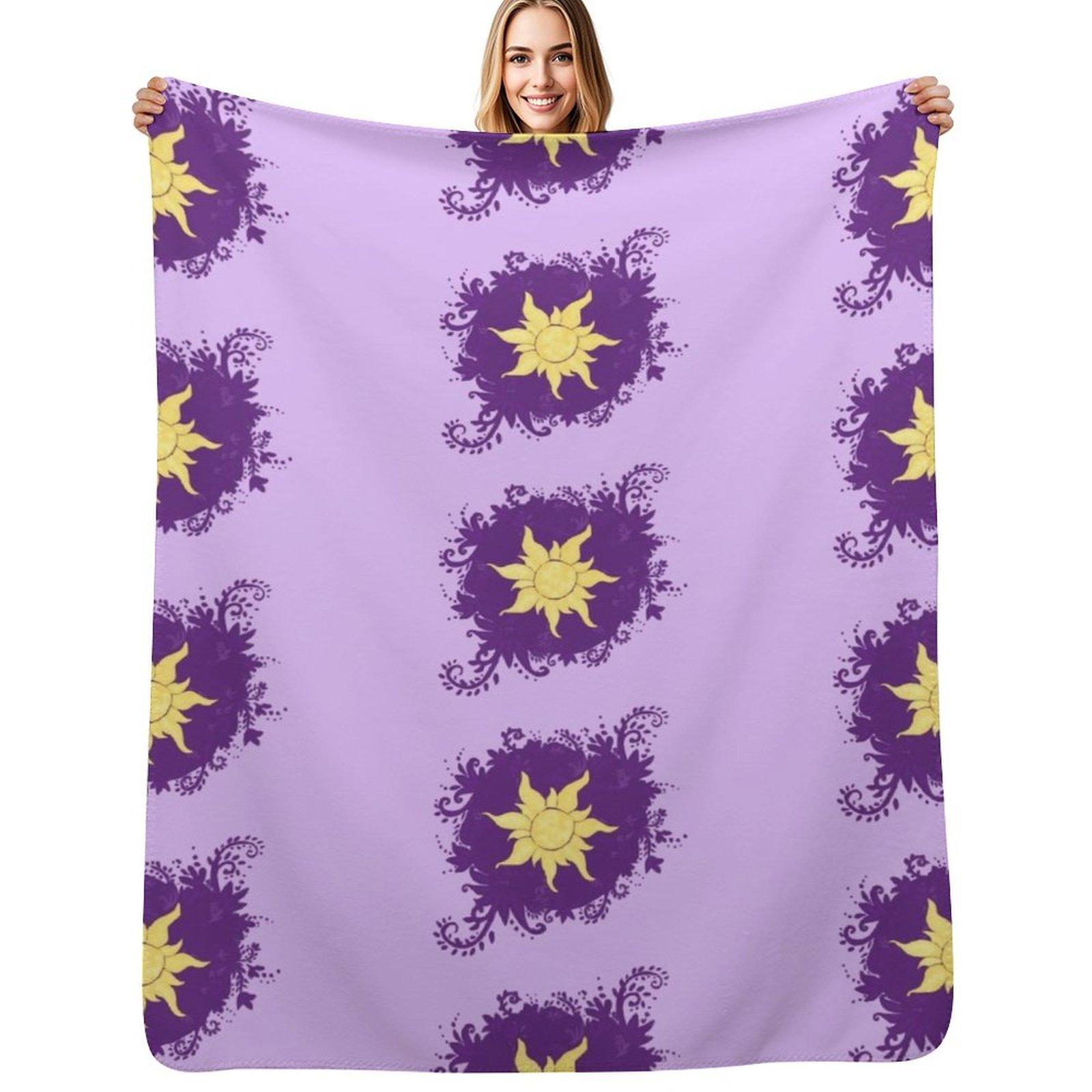 lost princess street art Throw Blanket Fade Resistant Durable Throw Blanket Size: 75*100cm, Weight: 230 GSM