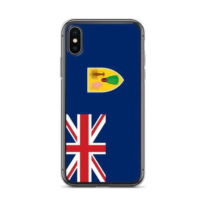 Coque Télephone Drapeau Îles Turques-et-Caïques - iPhone XS