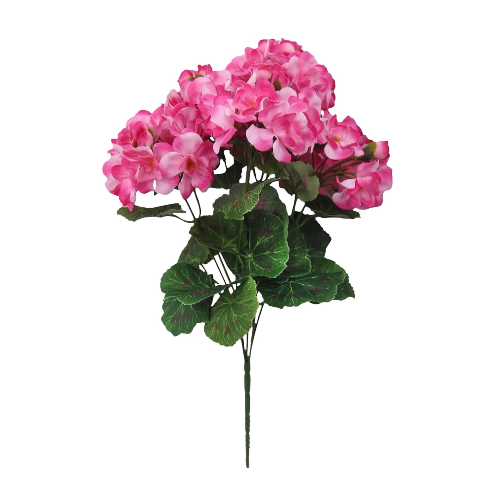 

Simulated Begonia Geranium Flower Wedding Home Holiday Decoration One Size