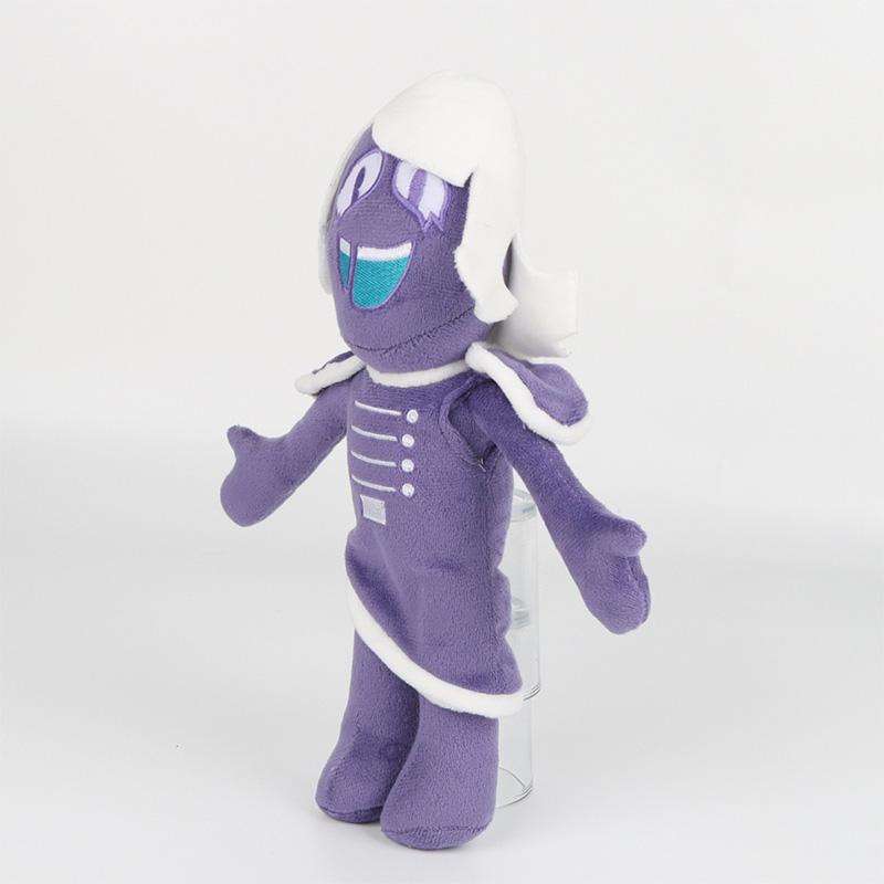 29cm New Deltarune Rouxls Kaard Plush Triangle Rune Stuffed Toy Doll Collectible Gift for Fans Children's Room Decoration