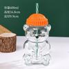 Decorațiune An Nou Urs Formă Cadou Crăciun Cupă Sticlă Cu Pahar Bău Cana de Cafea Desene Animate Drăguțe Creativă Sticlă Cupă Suc Ceai Veselă