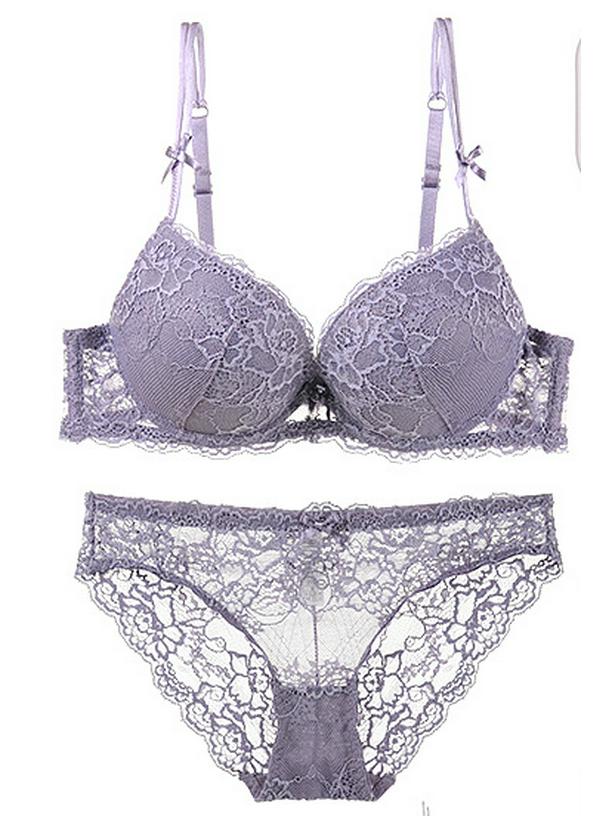 

Кружевной бюстгальтер с плотной чашкой, сексуальный женский комплект нижнего белья - Европейский и американский стиль 85C