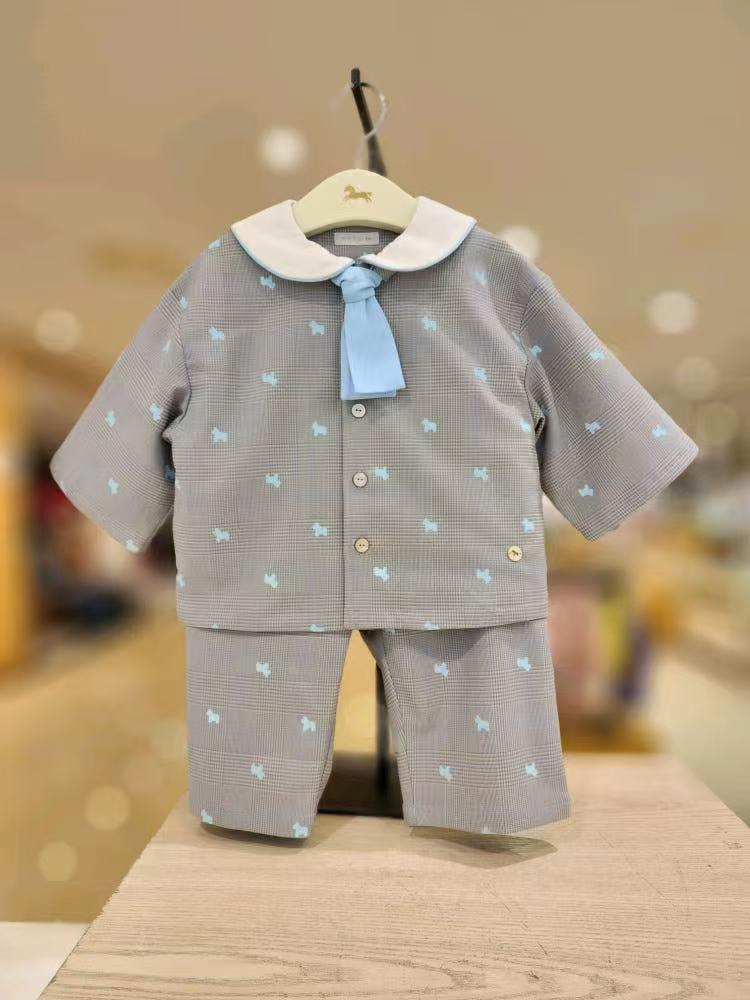 Весна 2025 Корейский детский модный комплект 740 120