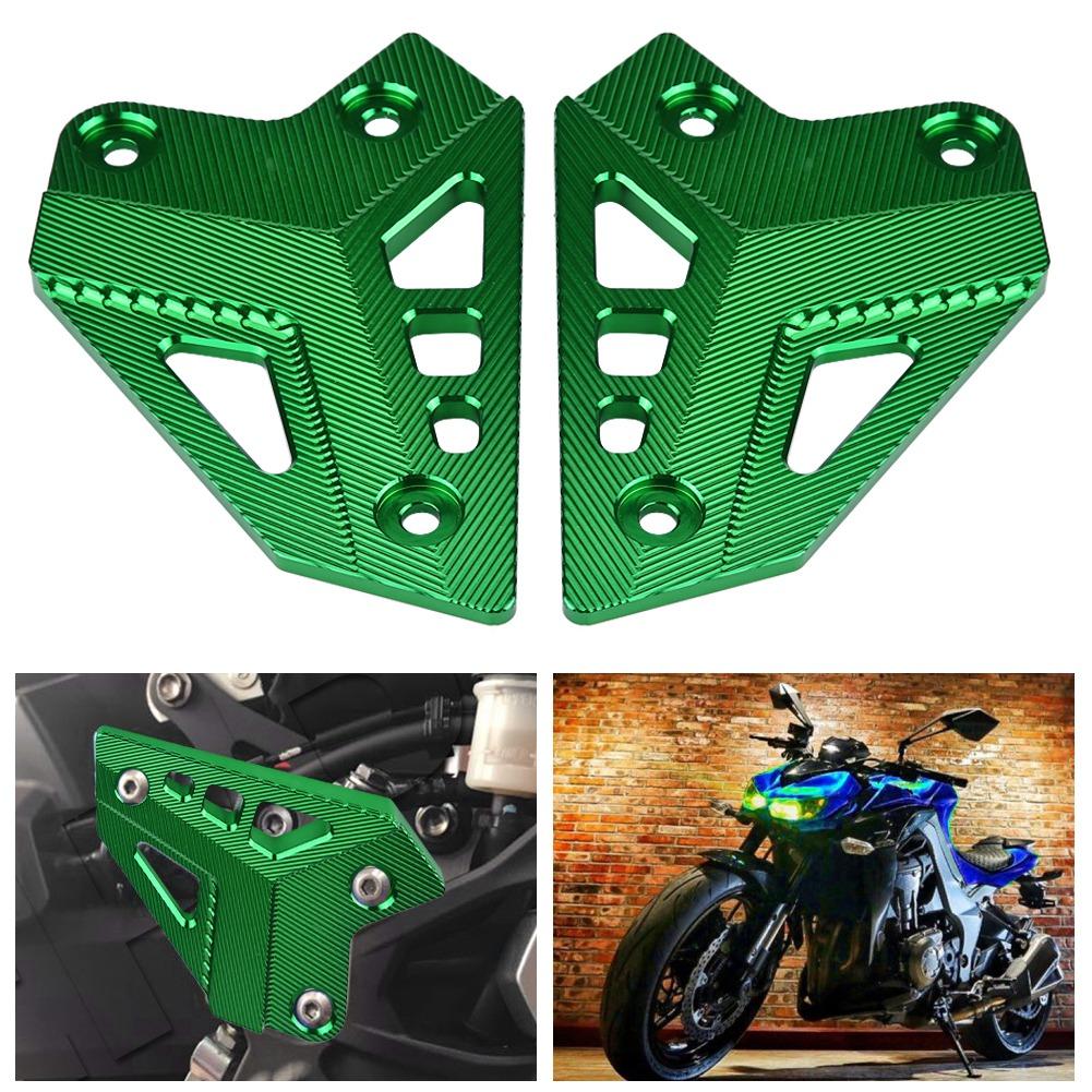 Motorcycle Footrest Foot Peg Protector Heel Protective Cover Guard for  900 2017 Black