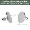 9 Sets Curtain Magnets Closure Double Sided Magnetic Curtain Clips for Prevent Light Leaking Keep Curtain Closed for Home Office