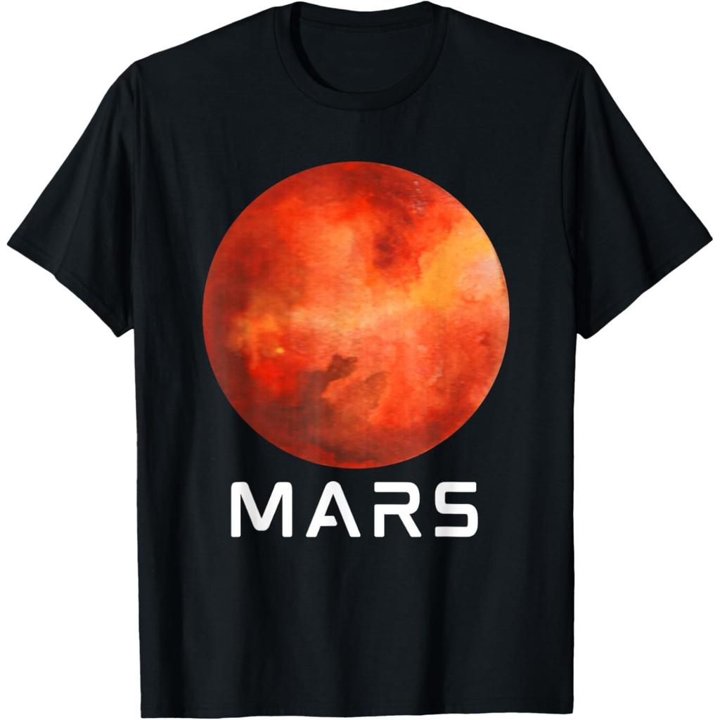 Divertida Camiseta The Explorer Ocupar Marte Espacio Sistema Solar Hombres Humor Astronautas Camiseta Manga Corta Unisex Ropa Holgada