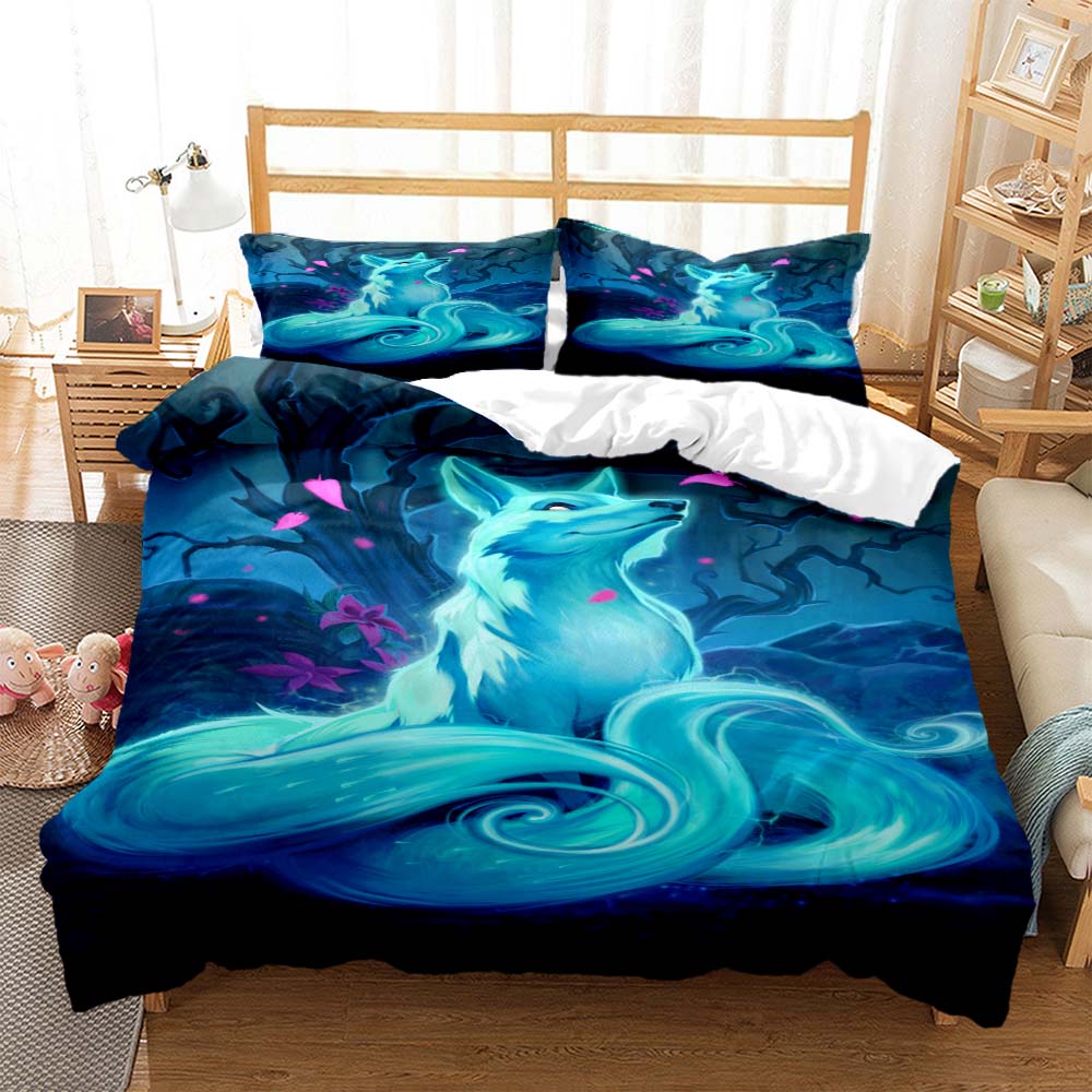 Wolf Digital Print Polyester Bedding Sets Covers Boys Duvet Cover Set For Teens Bedding Set Bed Comforter Set