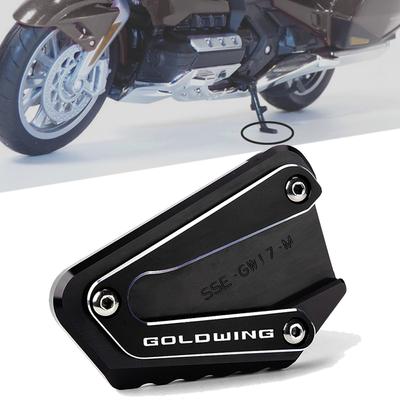 Motorcycle Accessories Side Stand Pad Plate Kickstand Enlarger Support Extension For Honda Goldwing 1800 GL1800 F6B