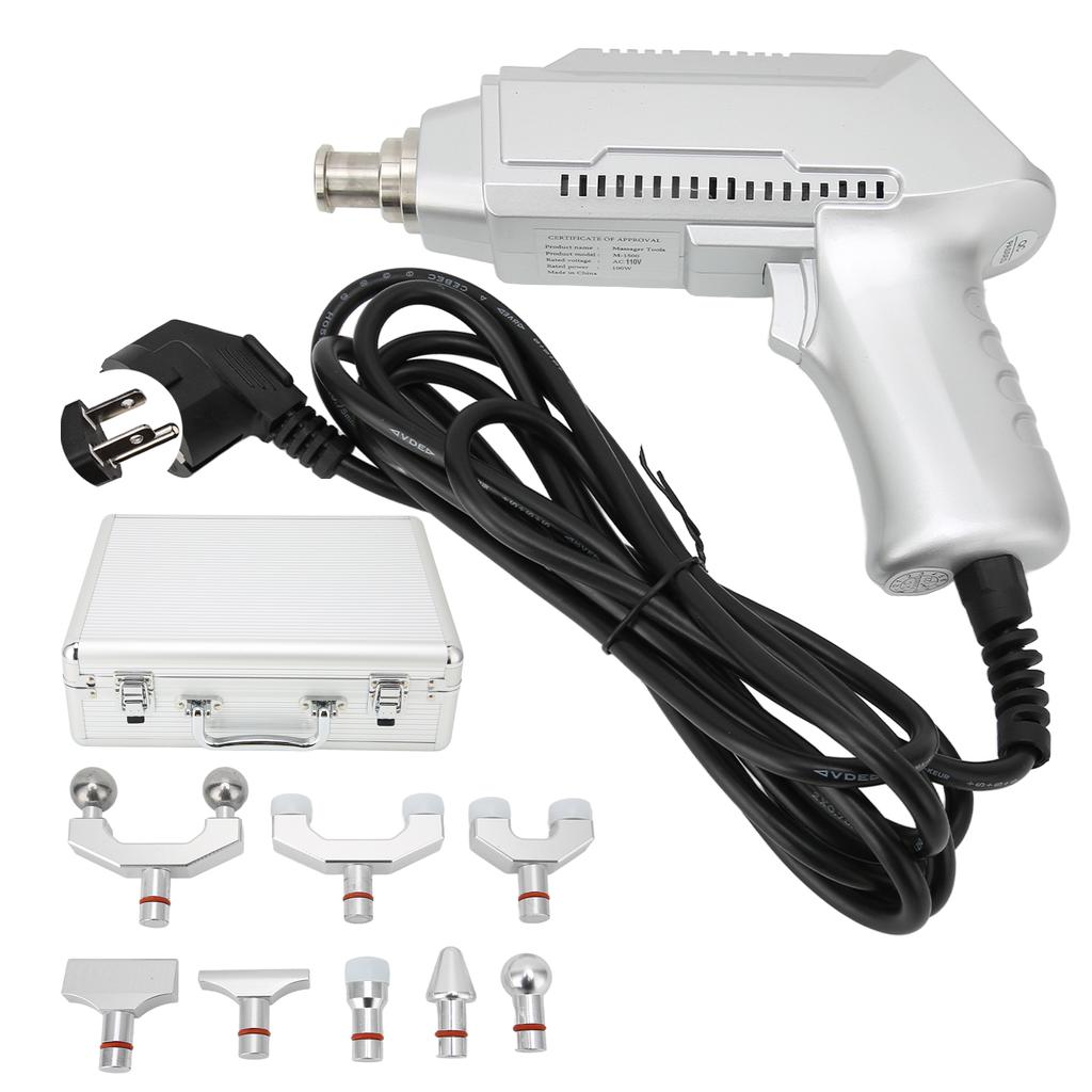 Professional Electric Spine Chiropractor 30 Gears Adjustable Strength Electric Massage GunUS Plug