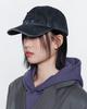 THEMUSEUMVISITOR Art Patchwork Dyed Ball Cap (Black)