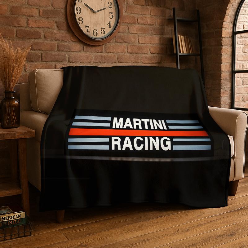 Пледы M-Martini Moto из мягкого фланеля для гоночных автомобилей, Уютные пледы для кровати, дивана, дивана, спальни, гостиной, путешествий, пикника, для детей 75x90cm