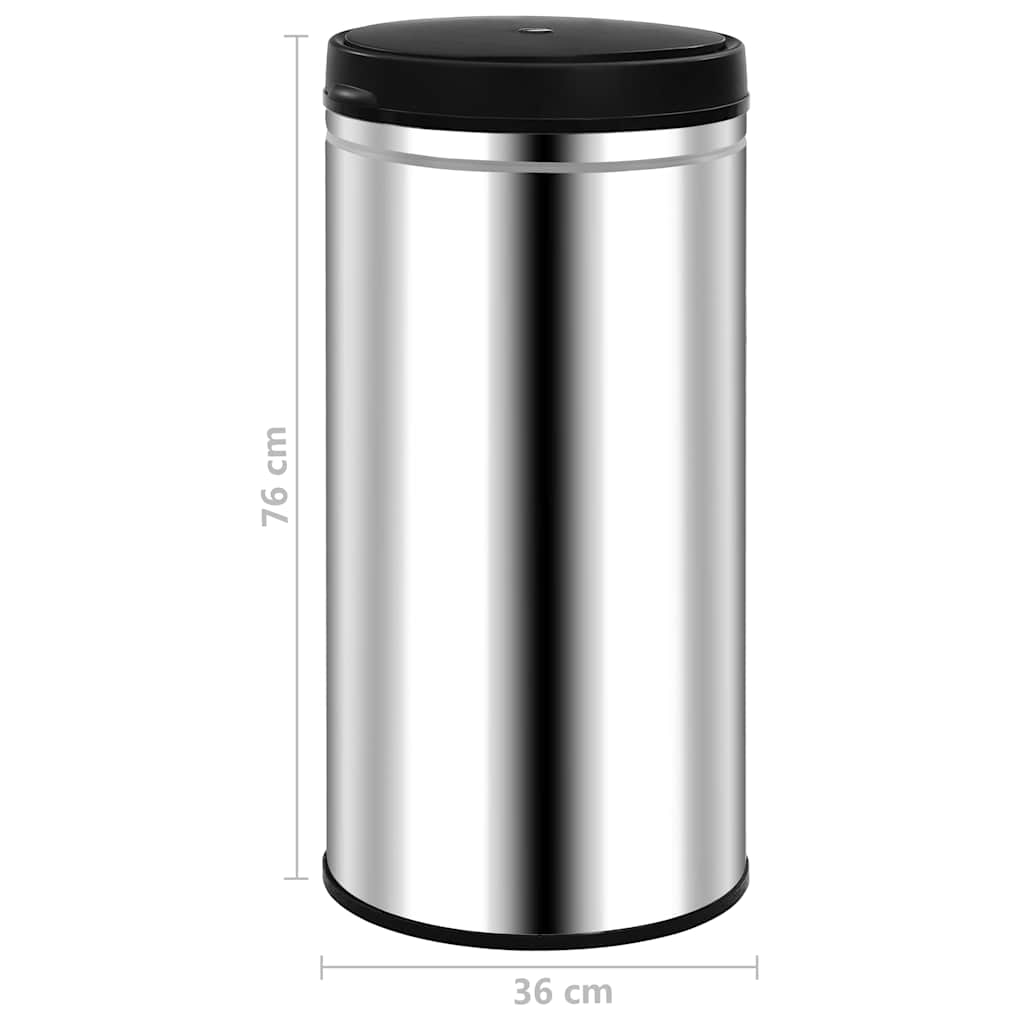 Automatic Sensor Trash Can 70 L Stainless Steel