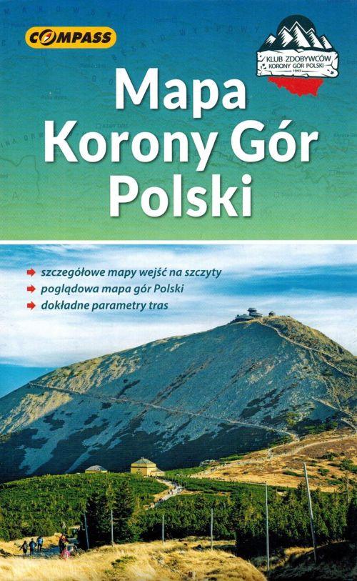 Krone der polnischen Berge. Touristische Karte. Wyd. 2025. Kompass