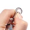 Portable Badge Reel Elastic Keychain Anti-lost Safety Key Buckle ID Card Holder Burglar Trinket