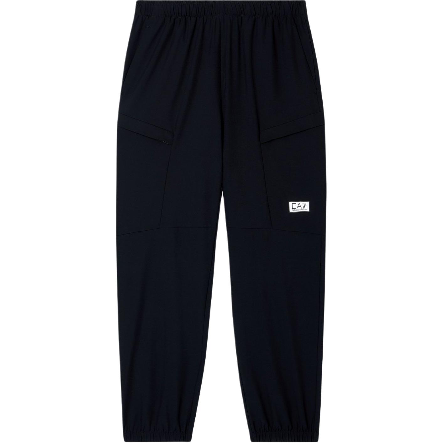 

Emporio Armani EA7 Solid Color Side Pocket Printed Elastic Logo Knit Sports Pants Men bottoms 7M001379-AF13392-UC001 S