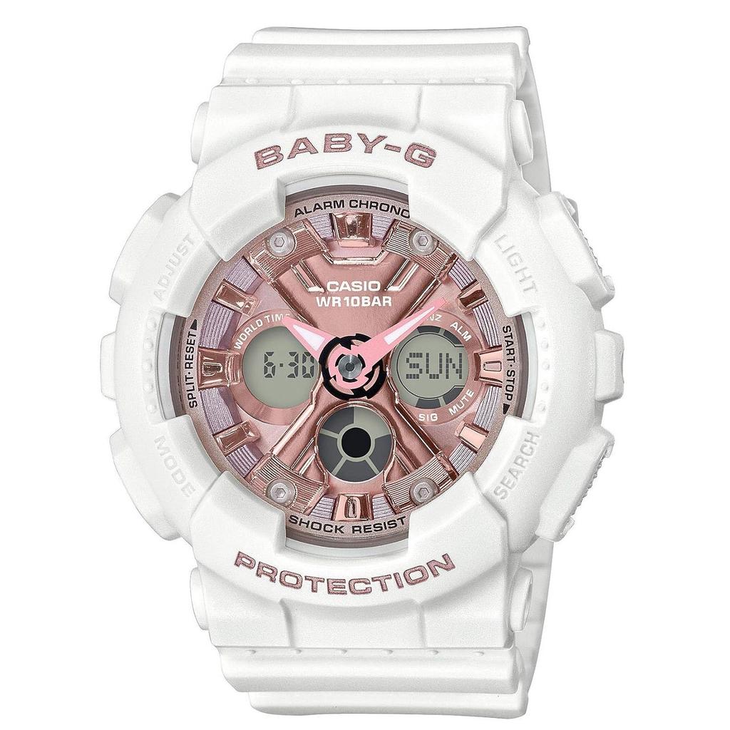 Casio Wristwatch Baby-G Domestic Genuine Product BA-130-7A1JF Ladies White