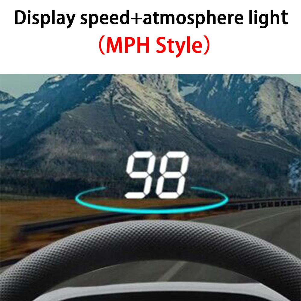 ZJCGO Auto HUD Display Car Projector Alarm Head Up Display Speedometer Windshield for Mazda 3 Mazda3 BM BN 2013~2018
