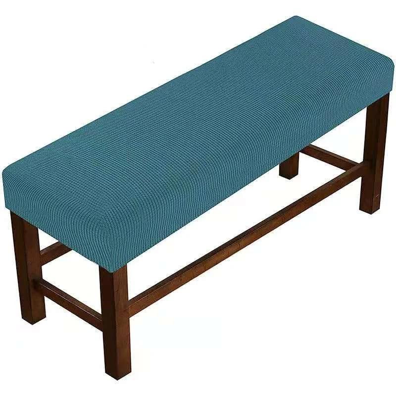 1PC Elastic Long Stool Cover Living Room Anti-Dust Removable Slipcover Washable Bench Seat Protector Home Decoration
