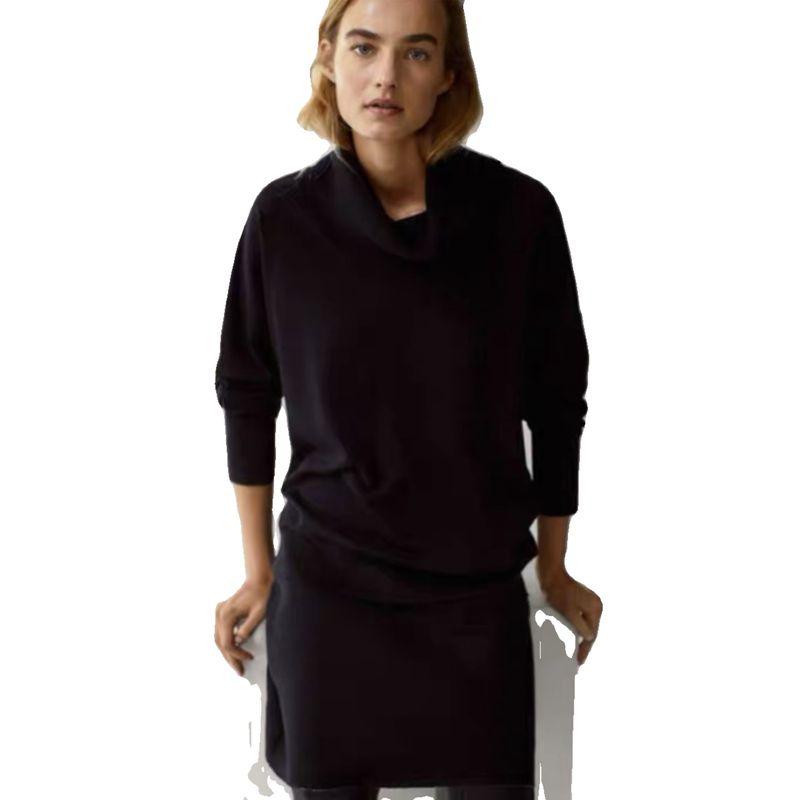 MD Women's Clothing Autumn New Arrival Fashion Style Drop-Shoulder Long-Sleeve Sweater Turtleneck Knitting Woolen Sweater Female 05635541800