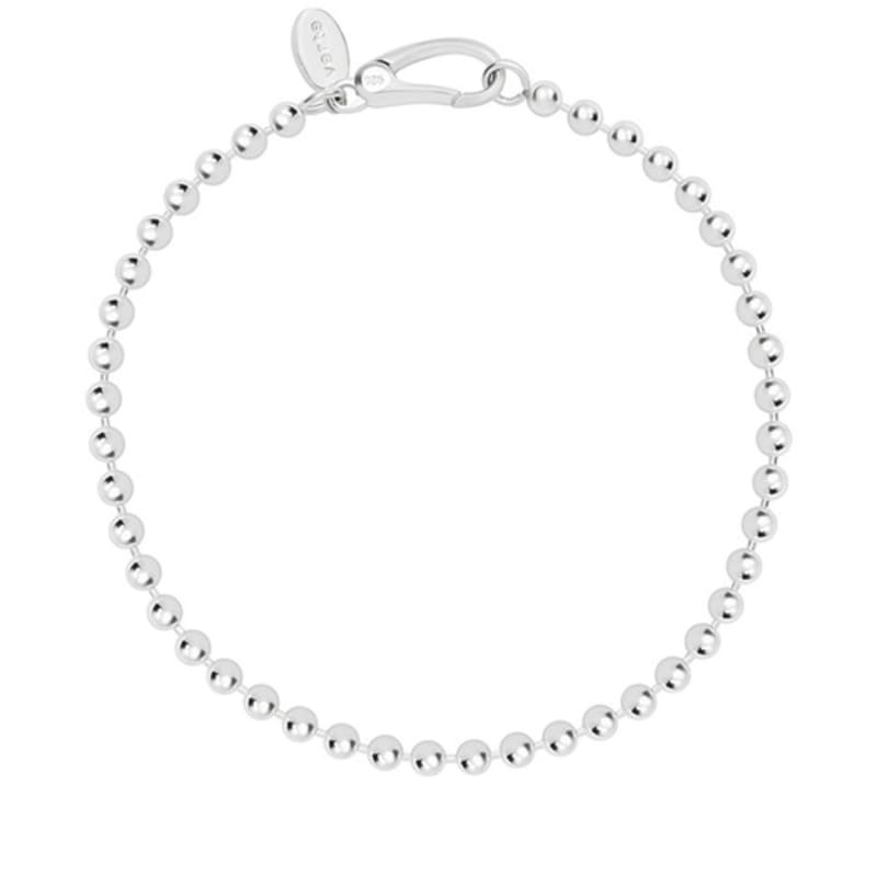 green [925 silver] Eight.silver.68 / mini rope bracelet