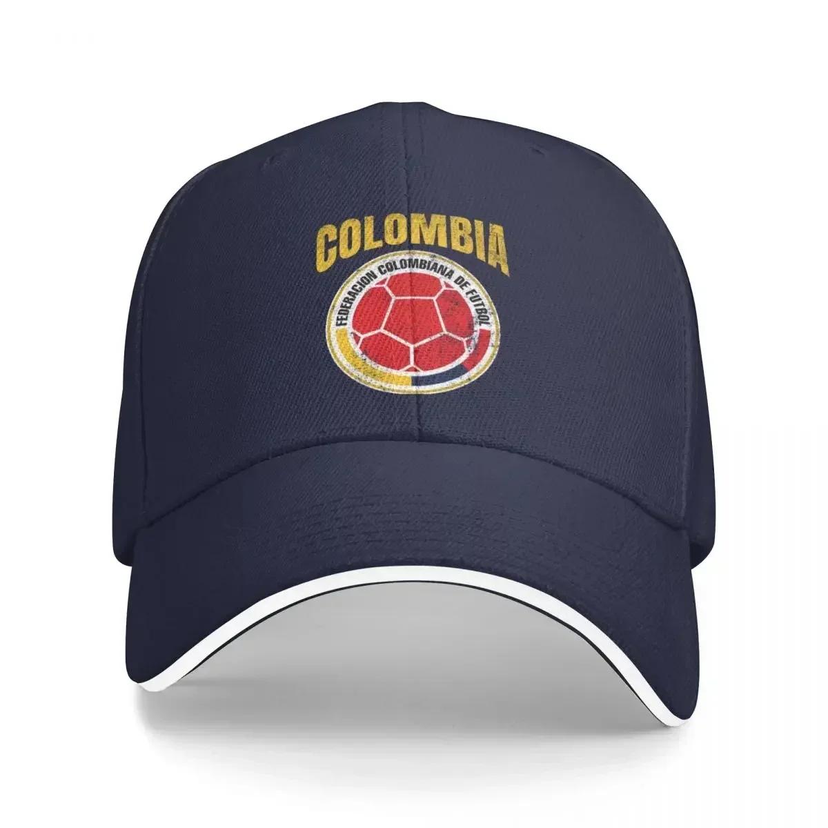 

Colombia Soccer Flag Team Support Gift Baseball Cap Fluffy Hat Dropshipping Horse Hat For Women 2024 Unisexs Adjustable