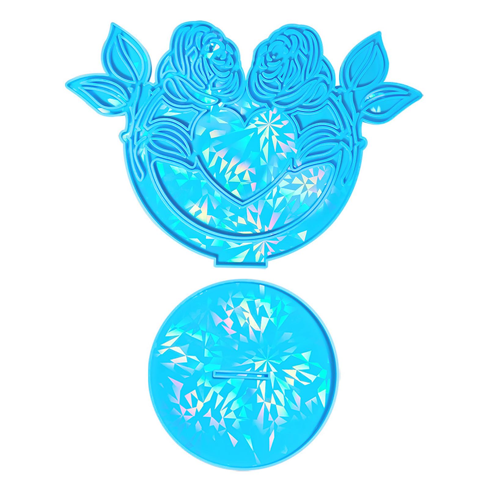 

Силиконовая форма для декора фоторамки, розовое сердце, формы для литья из эпоксидной смолы для рукоделия, подарок на День Святого Валентина, украшения для дома