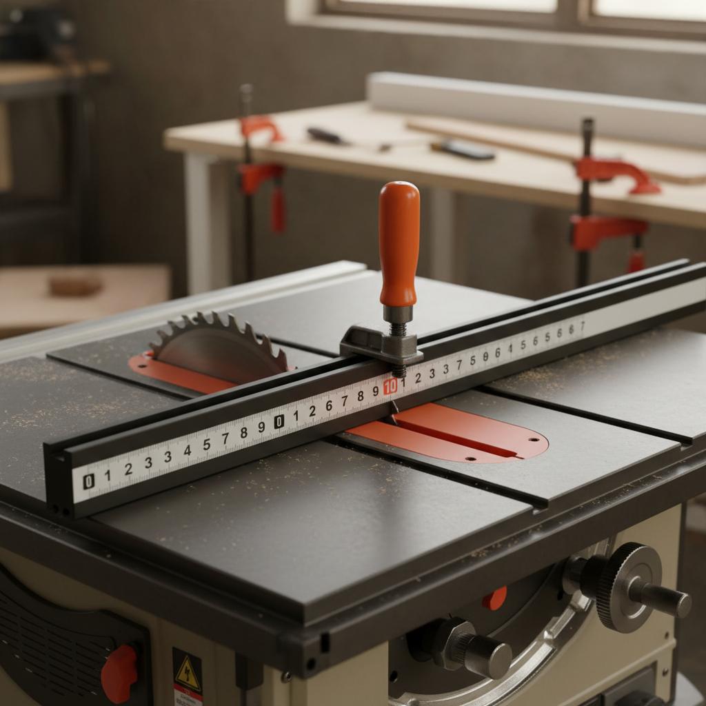 

Stainless Steel Self Adhesive Ruler with High-Precision for Table Saws and Workshop Tools