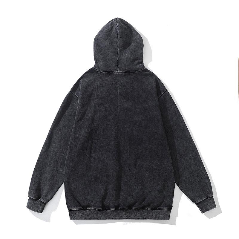 American Street Trendy Brand Y2K Cartoon Print Hoodie Men'S And Women'S Oversize Vintage Style Hoodie