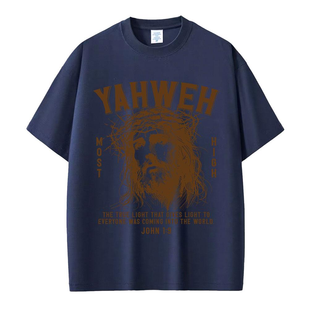 Christian Religious Yahwen Jesus Graphic T Shirts Unisex Unisex Fashion Vintage Summer Tshirts Oversized 100 Cotton Casual Tshirt
