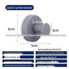 Stainless Steel Suction Cup Hook - Traceless, Hole-Free for Kitchen, Bathroom, Towels, and Clothes