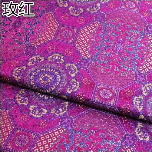 Thick Chinese Brocade Fabric With Dragon Pattern Material For Sewing 100% Polyester DIY Gift Box Sewing Packaging Cloth