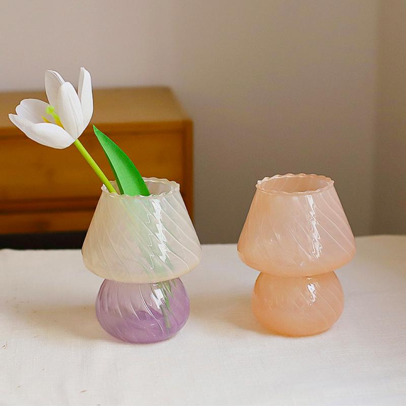 Glaskunstvase, Hydrokulturvase, Blumenarrangement, Heimdekoration, Desktop-Ornamente, Gartendekoration