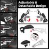 Motorcycle Accessories For Harley Touring Electra Street Road Glide Ultra 97-13 Adjustable Rear Passenger Armrests W/ Cup Holder