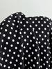 European-Inspired Sweet Polka Dot Bow Waist-Cinching Lace Slip Dress